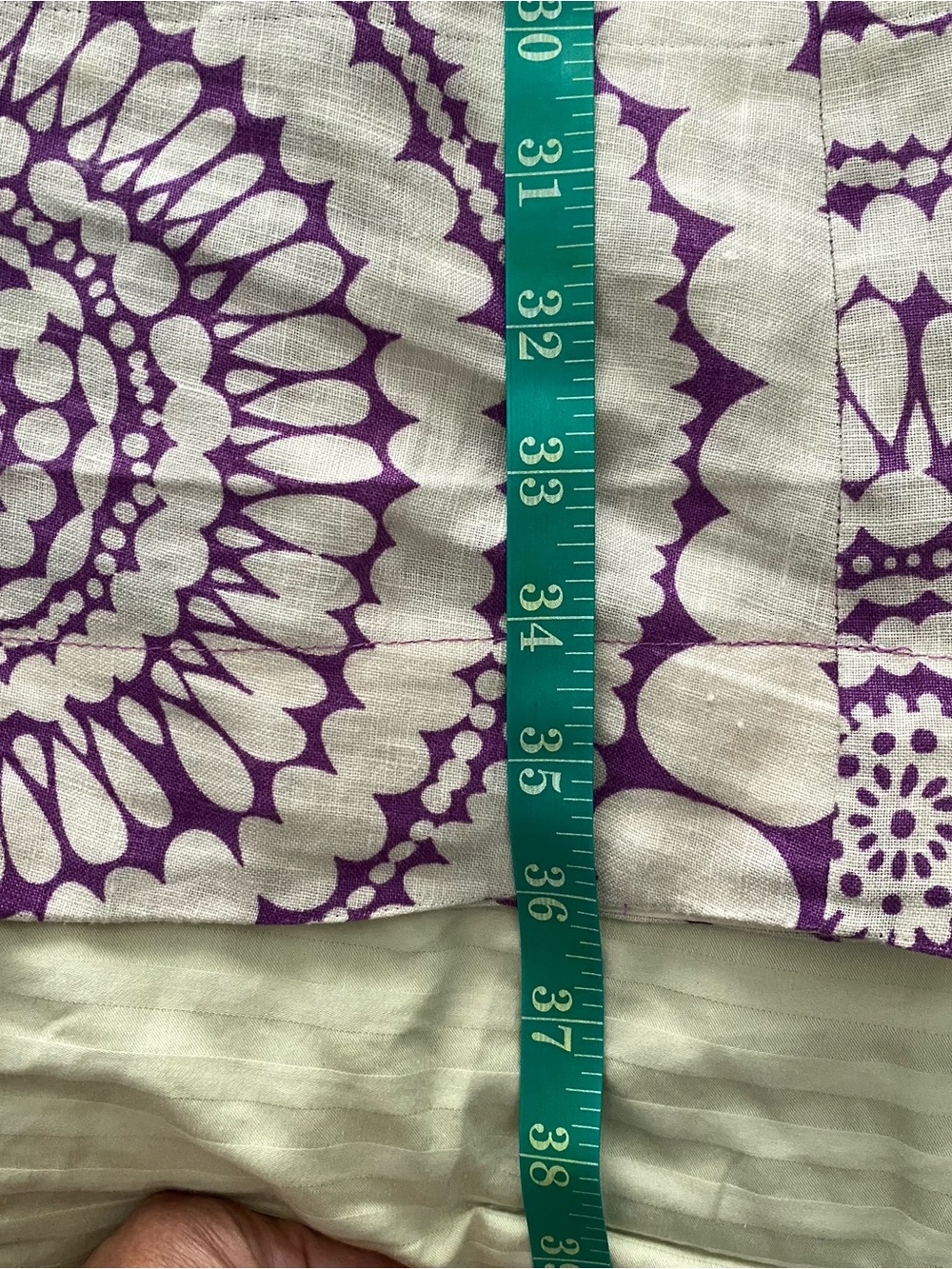 Purple & Cream Printed Tunic Dress - Picture 7 of 7